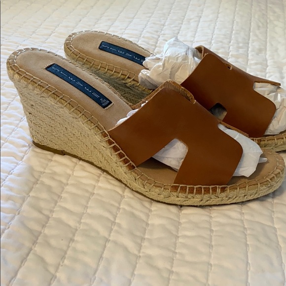 steve madden eryk wedge cognac